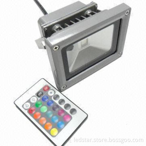 100W LED RGB Floodlight with 24-key Remote, LD-FL-100W-CL1-RGB, 85-265V AC Input Voltage